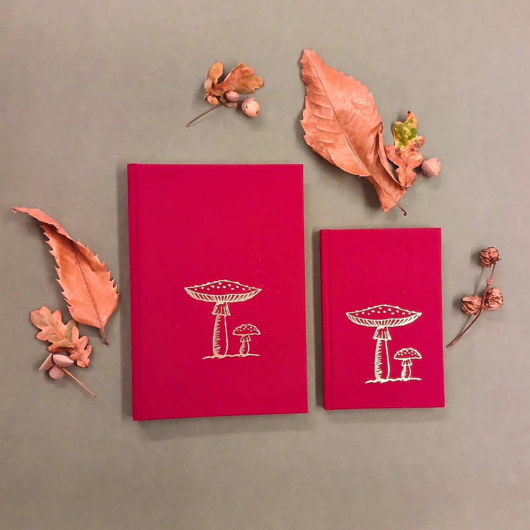 Handmade Forest Mushroom Notebooks - Image 4