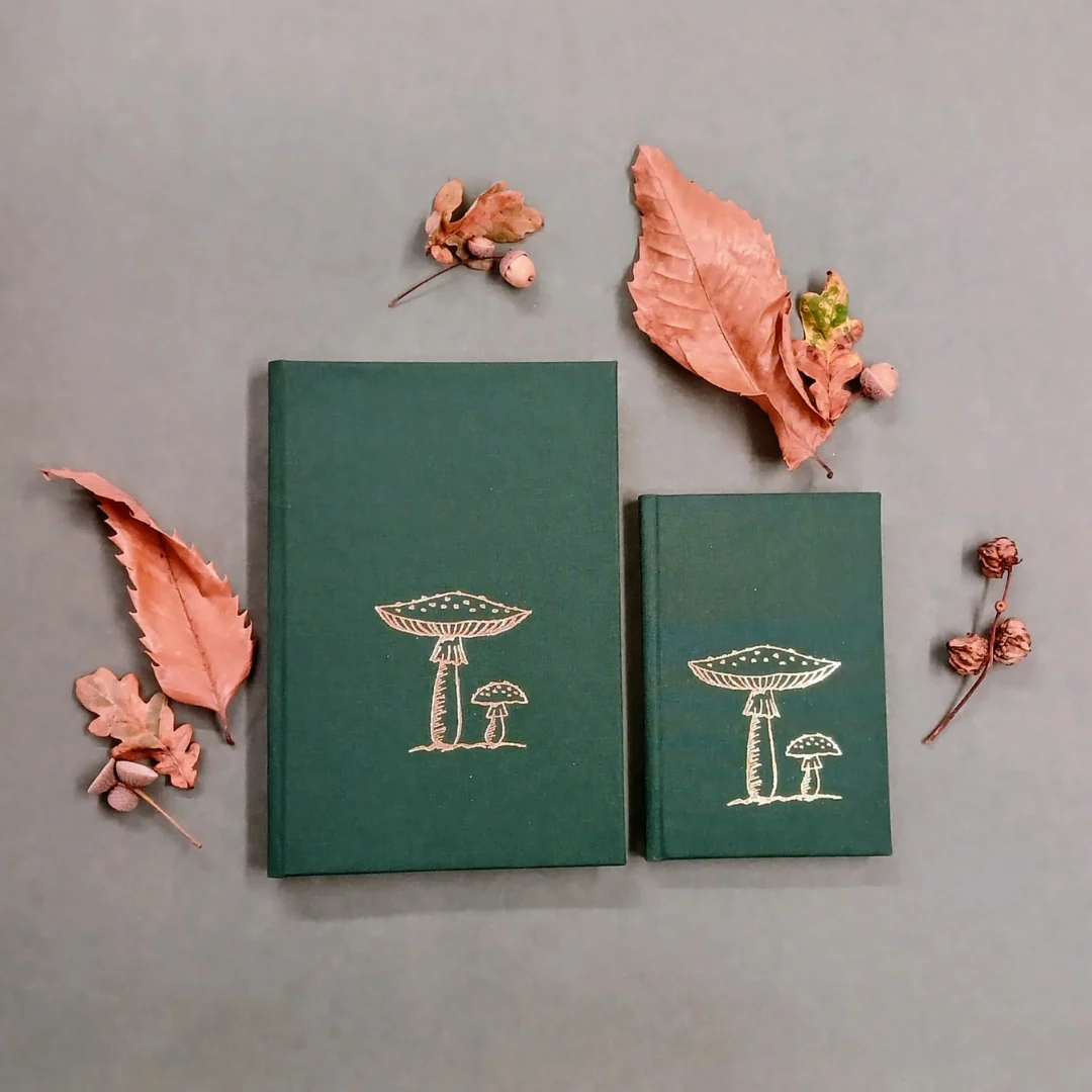 Handmade Forest Mushroom Notebooks - Image 5