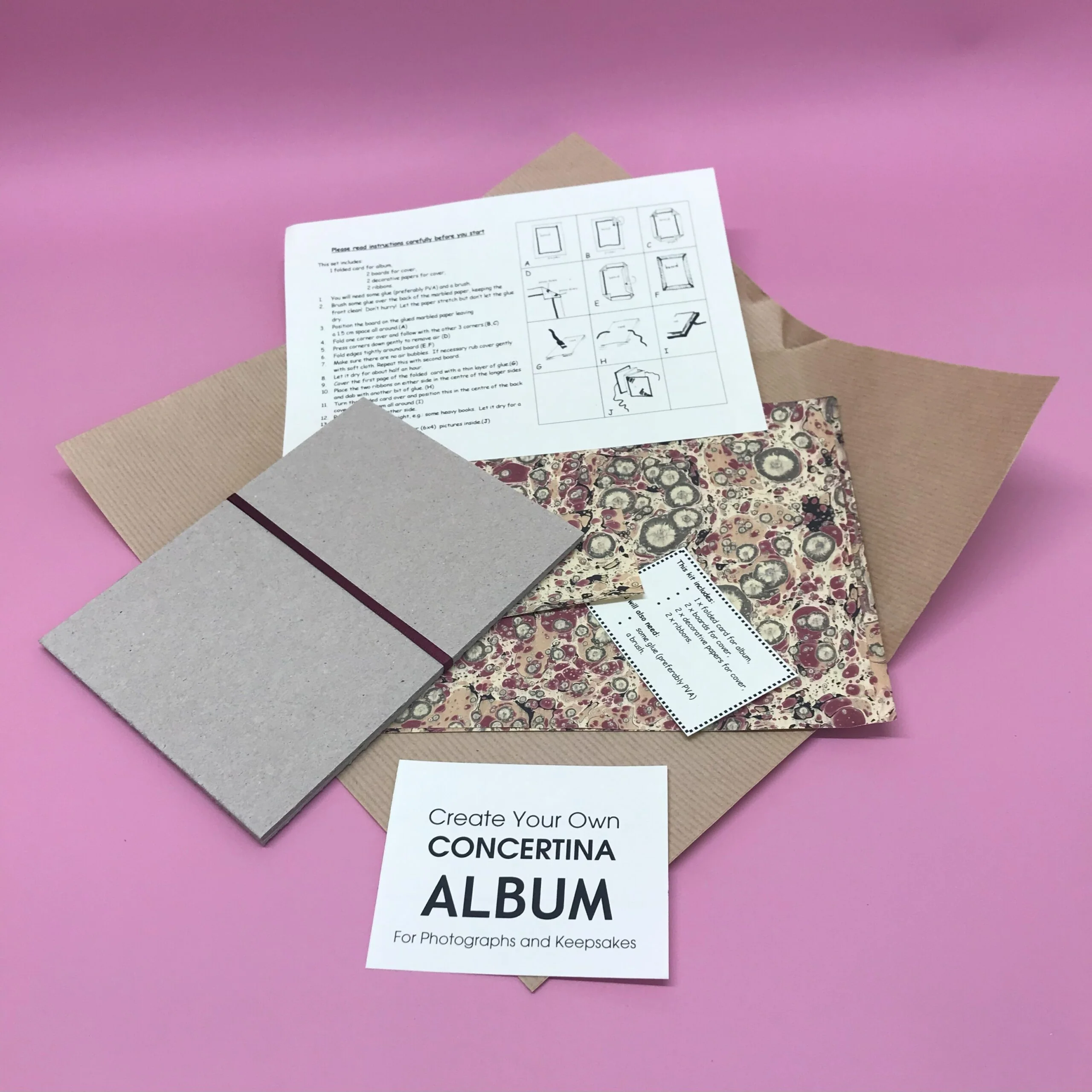 Kit- Create Your Own Concertina Album - Image 6